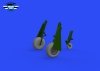 Eduard 648988 P-51B / C wheels cross tread EDUARD 1/48